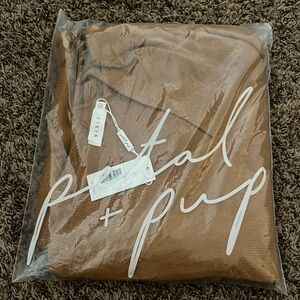 Mable Dress- Nova wrap knit midi dress- camel